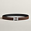 View: , 5382 Faubourg belt buckle & Reversible leather strap 32 mm