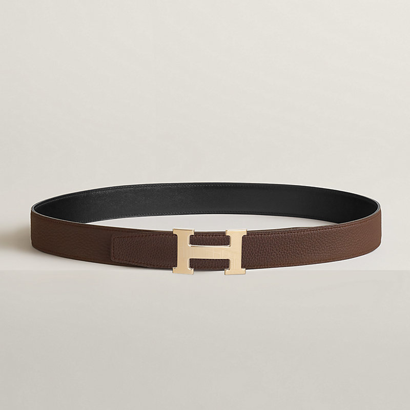 5382 Faubourg belt buckle & Reversible leather strap 32 mm