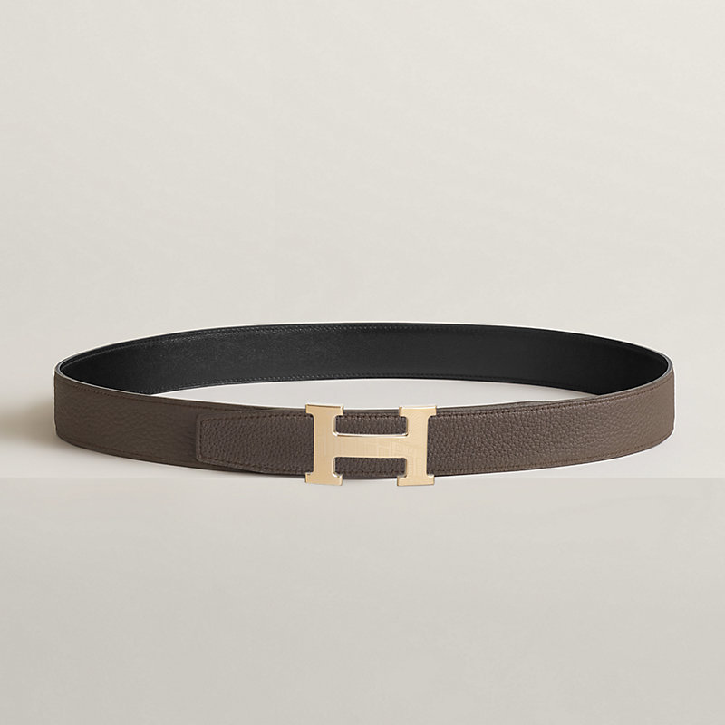 5382 Faubourg belt buckle & Reversible leather strap 32 mm