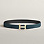 View: , 5382 Faubourg belt buckle & Reversible leather strap 32 mm