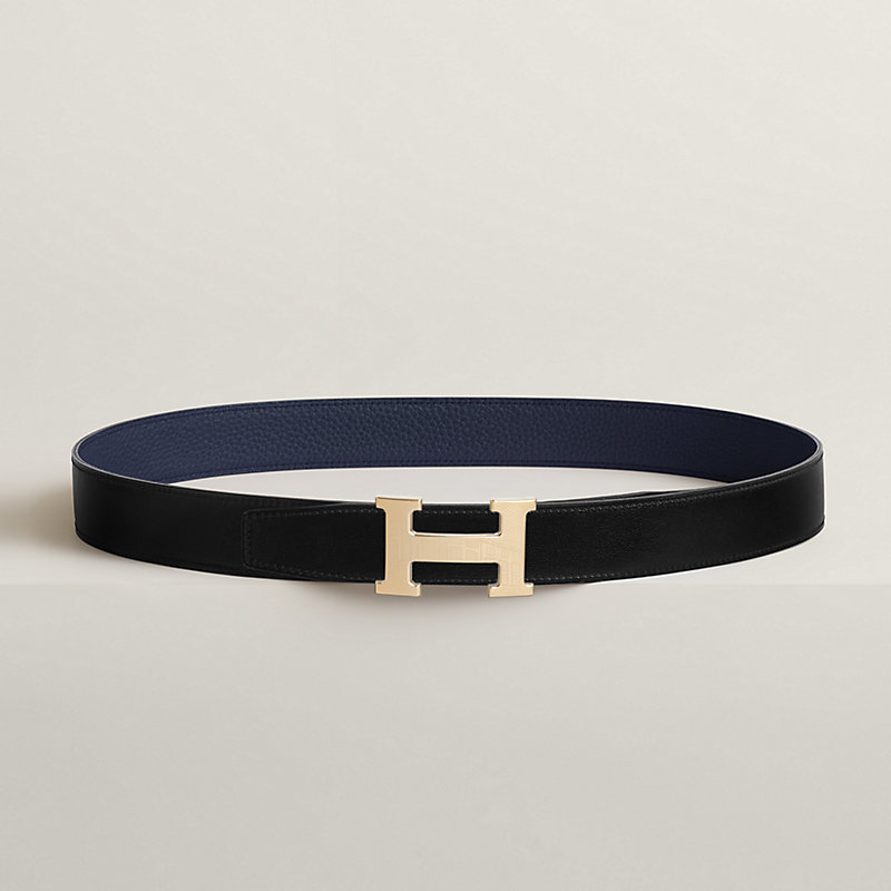 5382 Faubourg belt buckle & Reversible leather strap 32 mm