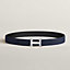 View: , 5382 Faubourg belt buckle & Reversible leather strap 32 mm