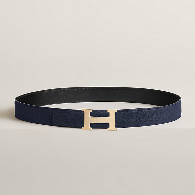 5382 Faubourg belt buckle & Reversible leather strap 32 mm