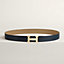 View: , 5382 Faubourg belt buckle & Reversible leather strap 32 mm