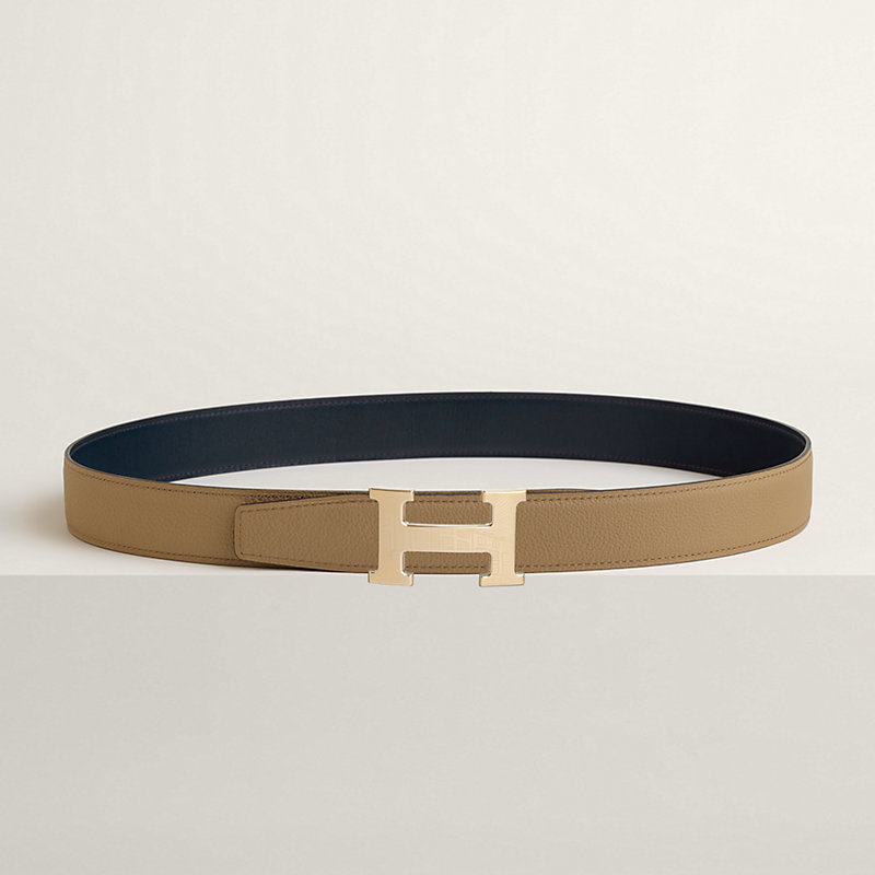 5382 Faubourg belt buckle & Reversible leather strap 32 mm