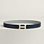 View: , 5382 Faubourg belt buckle & Reversible leather strap 32 mm