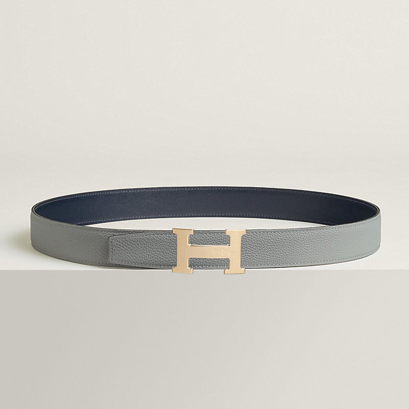 5382 Faubourg belt buckle & Reversible leather strap 32 mm