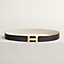View: , 5382 Faubourg belt buckle & Reversible leather strap 32 mm