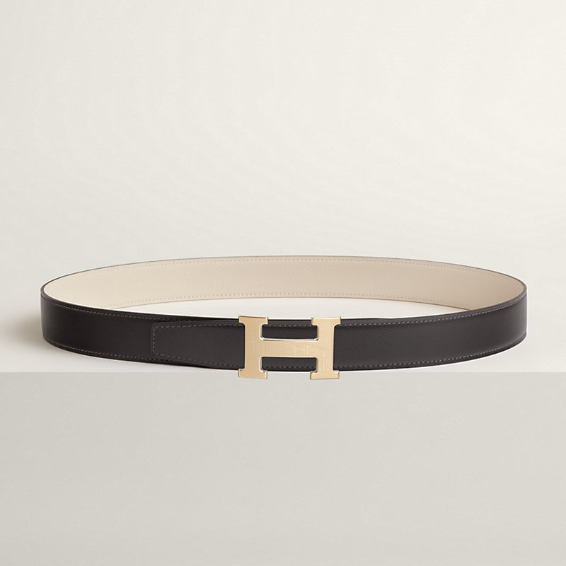 5382 Faubourg belt buckle & Reversible leather strap 32 mm