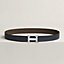 View: , 5382 Faubourg belt buckle & Reversible leather strap 32 mm