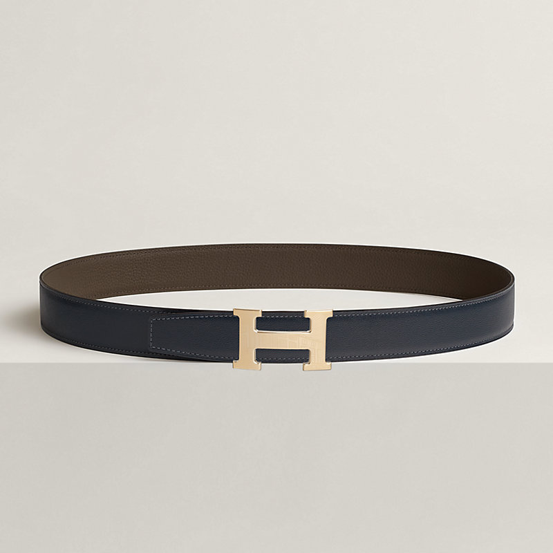 5382 Faubourg belt buckle & Reversible leather strap 32 mm