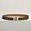 View: , 5382 Faubourg belt buckle & Reversible leather strap 32 mm