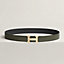 View: , 5382 Faubourg belt buckle & Reversible leather strap 32 mm