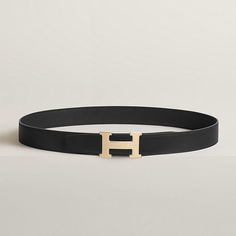 5382 Faubourg belt buckle & Reversible leather strap 32 mm
