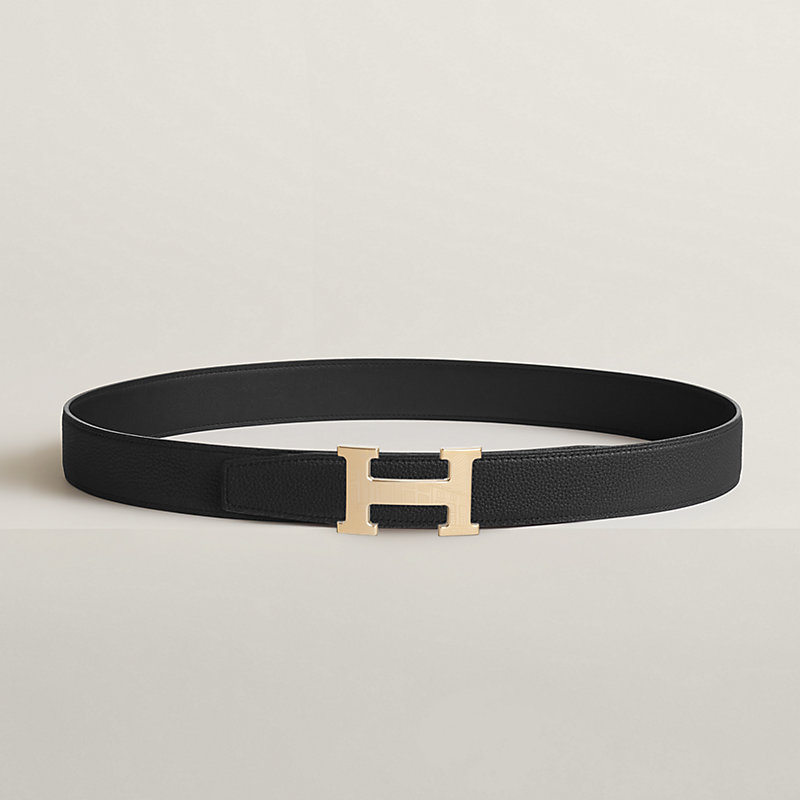 5382 Faubourg belt buckle & Reversible leather strap 32 mm
