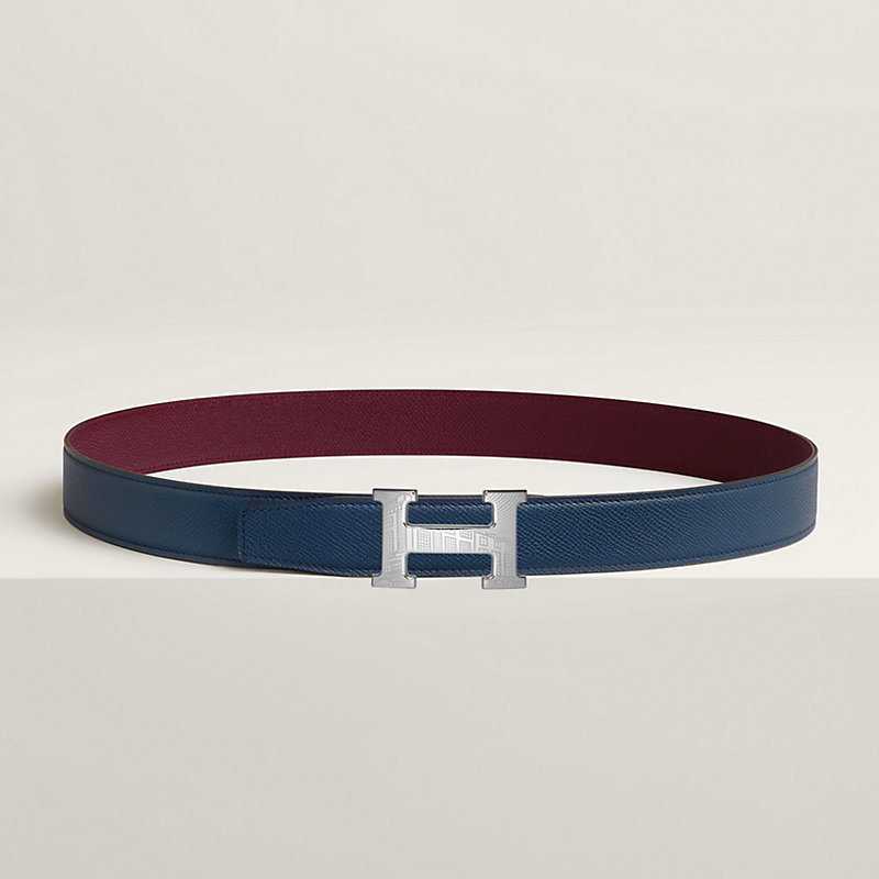 5382 Faubourg belt buckle & Reversible leather strap 32 mm