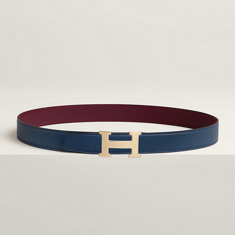 5382 Faubourg belt buckle & Reversible leather strap 32 mm