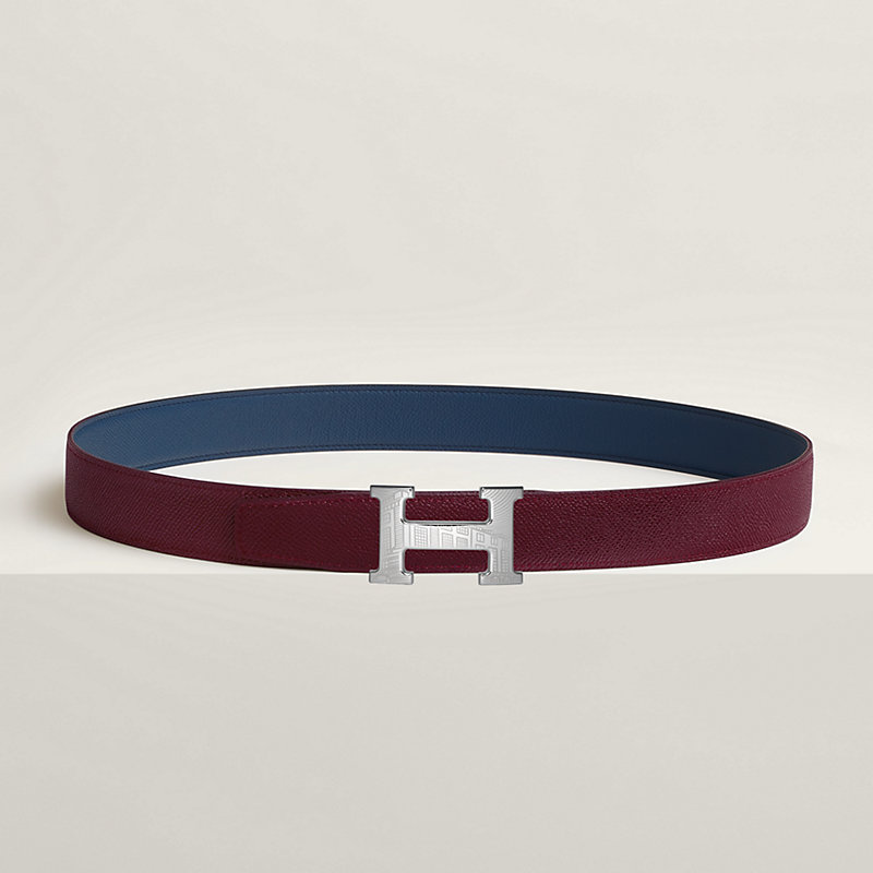 5382 Faubourg belt buckle & Reversible leather strap 32 mm