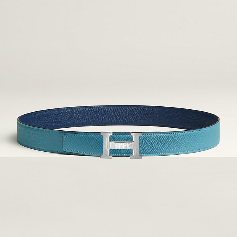 5382 Faubourg belt buckle & Reversible leather strap 32 mm