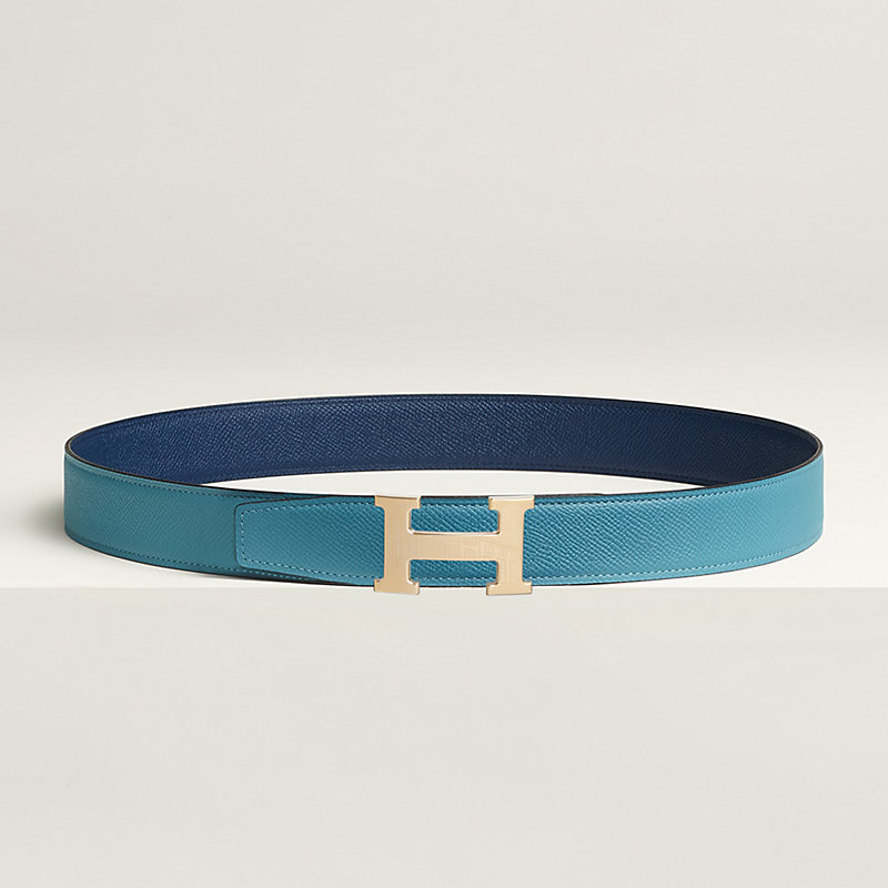 5382 Faubourg belt buckle & Reversible leather strap 32 mm
