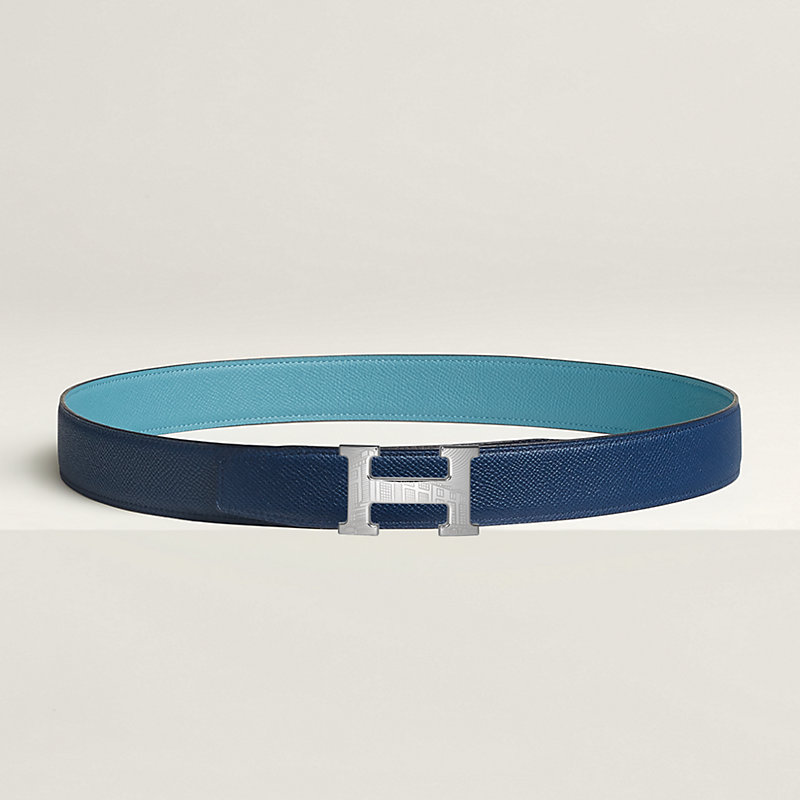 5382 Faubourg belt buckle & Reversible leather strap 32 mm