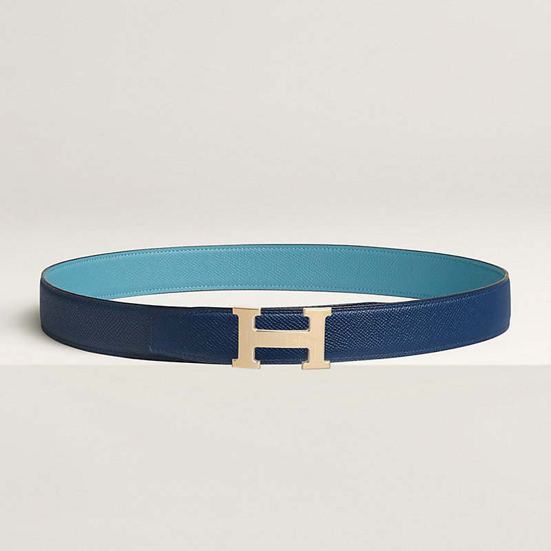 5382 Faubourg belt buckle & Reversible leather strap 32 mm