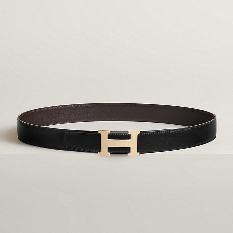 5382 Faubourg belt buckle & Reversible leather strap 32 mm