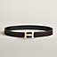 View: , 5382 Faubourg belt buckle & Reversible leather strap 32 mm