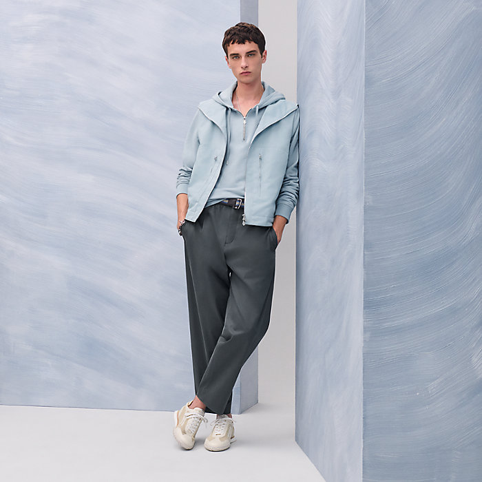Zipped straight cut jacket | Hermès Mainland China Zipped straight cut jacket | Hermès Mainland China