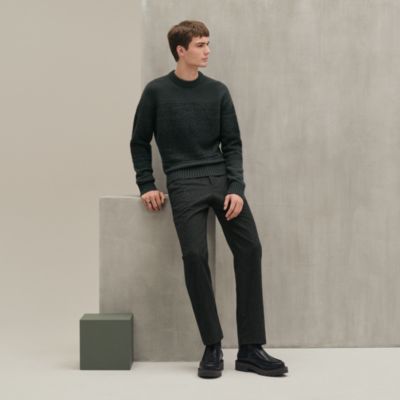 “Bouclette ombree”圆领运动衫