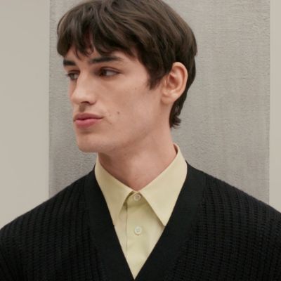 “Soie d'hiver”纽扣开衫，当前为第2张（共5张）