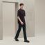 "Piqures sellier" polo shirt, prunoir, no stock