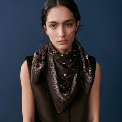 “猎豹BANDANA”90刺绣方巾