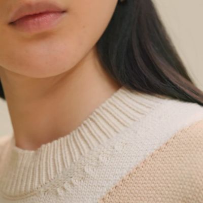 View: video, Cashmere long-sleeve sweater