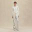 "Palefroi Remix" long-sleeve cardigan, blanc naturel, no stock