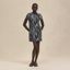 "Palefroi Remix" straight dress, gris charbon