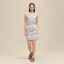 "Palefroi Remix" sleeveless dress, blanc cassé, no stock