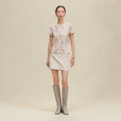 Hermes エルメスプレタ　シルクアシメトリートップス Hermes エルメスプレタ シルクアシメトリートップス