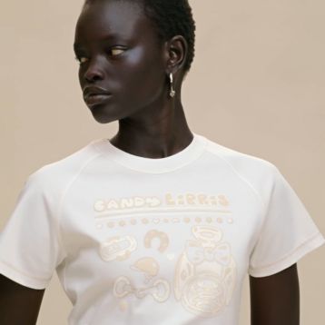 HERMES PARIS ブラック Tシャツ Sサイズ Hermes T-Shirt Women's Black Embroidered Pocket 42 nwt For