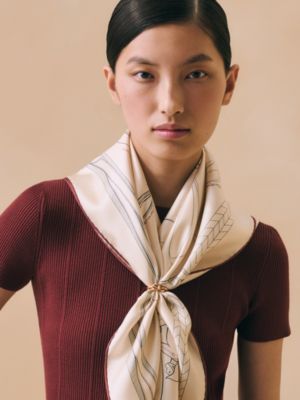 Regate 丝巾扣, 视图: 图片：产品佩戴, worn, 当前为第2张（共2张）