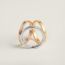 Trio scarf ring, tricolore
