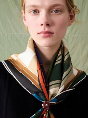 Medor Sellier scarf ring, View: Worn, worn, view 2 of 2