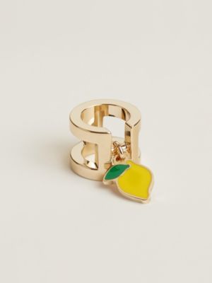 Mini H Citron Twilly ring