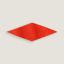 Raye H losange, rouge