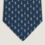 Chatrang tie 8&nbsp;cm, marine/azur