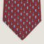 Chatrang tie 8&nbsp;cm, bordeaux/azur