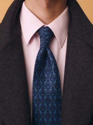 Girafes tie 8&nbsp;cm, View: Worn, worn, view 2 of 2