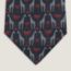Giraffes tie, bleu marine/gris/bordeaux