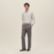 "Eperon d'Or Jacquard" straight cut shirt