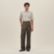 "Eperon d'Or 3D Ray" short-sleeve straight cut shirt